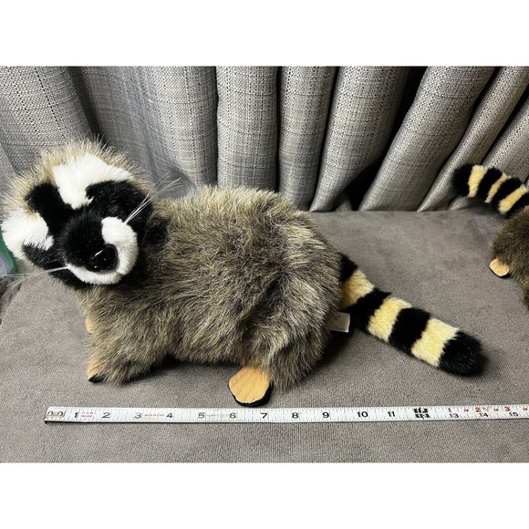 Raccoon Plush Mama Baby Smithsonians Backyard Soundprints Stuffed Animal Toy Lot - Picture 16 of 16